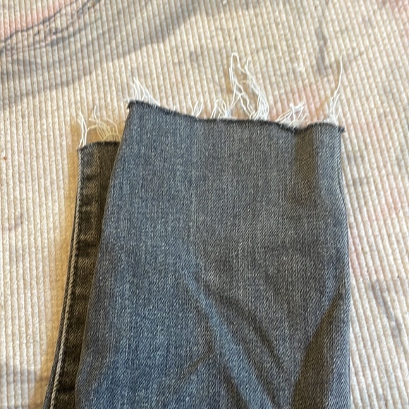 Levi’s 721 High Rise Skinny Jeans - Grey/Black with Rips - Picture 6 of 12
